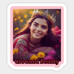 Crowned Princess Sticker